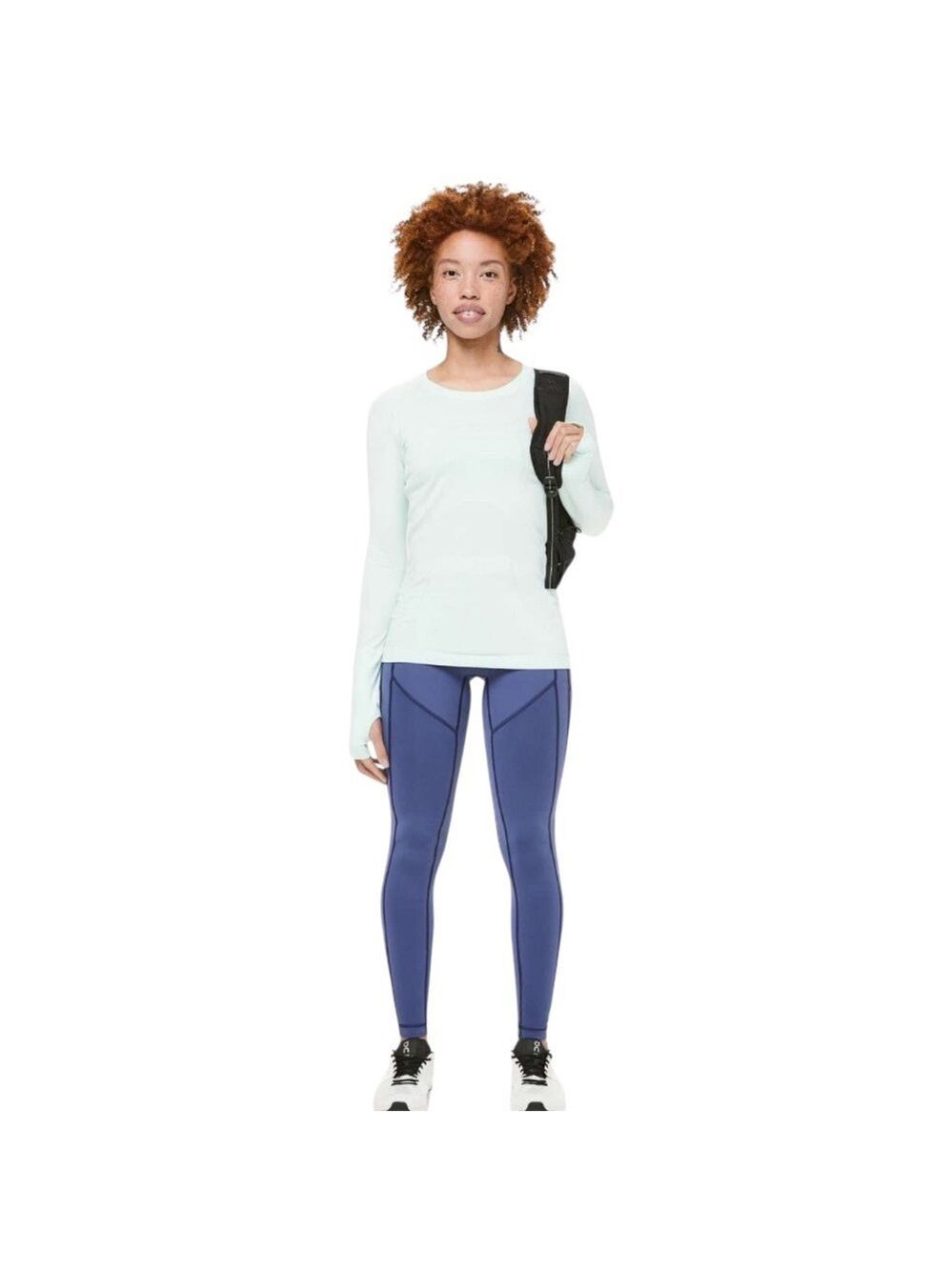 Lululemon All the Right Places Pant 10 Gatsby Blue 28" Low Rise Compression